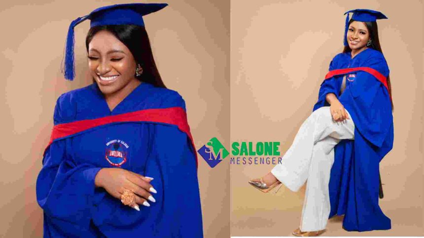 Brilliant Nigerian Lady who wrote final year exam while pregnant bags first-class grade, emerges best student of university