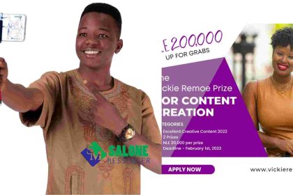 Sierra Leonean YouTuber, Issadin K, has been shortlisted for the prestigious Vickie Remoe Prize, which will be awarded to two Sierra Leonean content creators for their outstanding example of digital media, including podcasts, vlogs, blogs, and reels or short videos. The award comes with a cash prize of Le 20,000,000, and winners will be announced at an upcoming ceremony. Issadin K's selection for the Vickie Remoe Prize is a proof to his talent and creativity as a content creator. Over the past few years, he has built a strong following on YouTube, where he shares videos showcasing the beauty of Sierra Leone and the inspiring stories of its people. His content has been widely praised for its positive portrayal of Sierra Leone and its people, and for its ability to challenge negative stereotypes about the country. Speaking about his nomination for the Vickie Remoe Prize, Issadin K expressed his excitement and gratitude, saying: "I am honored to be shortlisted for this prestigious award. It is a recognition of the hard work that I have put into creating content that showcases the best of Sierra Leone and its people. I would like to thank my viewers and subscribers for their support and encouragement, and I look forward to continuing to create content that inspires and uplifts. A special thank you to Vickie Remoe for such a move" The Vickie Remoe Prize was established to recognize and support the creativity and innovation of Sierra Leonean content creators, and to provide them with a platform to showcase their work. The prize is named after Vickie Remoe, a Sierra Leonean media personality and entrepreneur who is widely recognized for her contributions to the media industry in Sierra Leone and beyond. The prize is open to Sierra Leonean content creators who have demonstrated excellence in digital media, including podcasts, vlogs, blogs, and reels or short videos. The winners will be selected by a panel of judges based on the quality, creativity, and originality of their work. The Vickie Remoe Prize is a much-needed initiative that recognizes the importance of digital media in promoting positive images of Sierra Leone and its people. By providing a platform for Sierra Leonean content creators to showcase their work, the prize is helping to promote creativity and innovation in the media industry, and to challenge negative stereotypes about the country. With his nomination for the Vickie Remoe Prize, Issadin K has once again demonstrated his talent and creativity as a content creator, and his commitment to promoting a positive image of Sierra Leone. He has bent on to continue to inspire and uplift viewers, and to showcase the best of what Sierra Leone has to offer.
