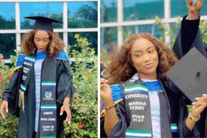 Young & Brilliant Media Personality Graduates with Diploma in Mass Communication