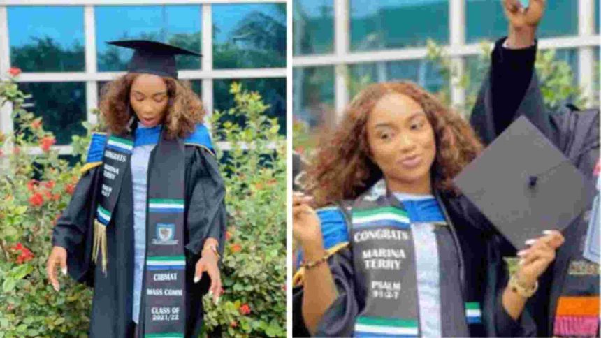 Young & Brilliant Media Personality Graduates with Diploma in Mass Communication
