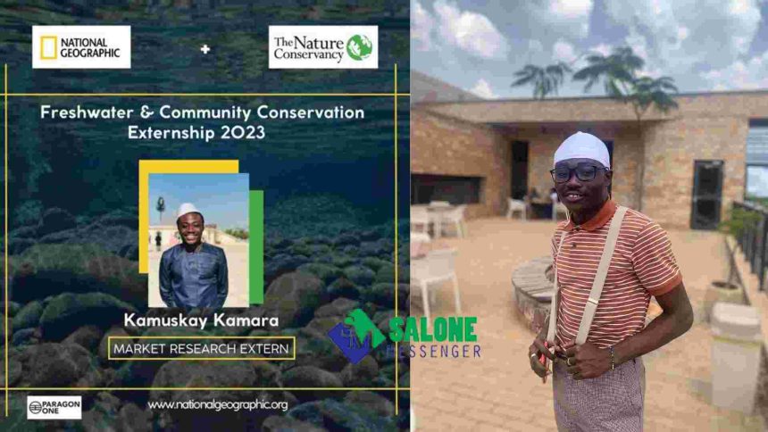 Young & Brilliant Sierra Leonean Selected for Freshwater and Community Conservation Externship