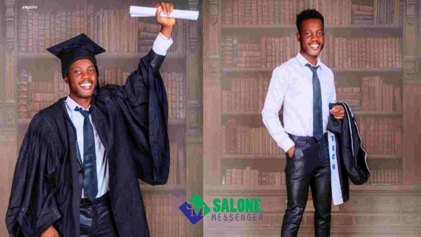 Young Sierra Leonean Blogger Celebrates as he Bags Degree from UNIMTECH University