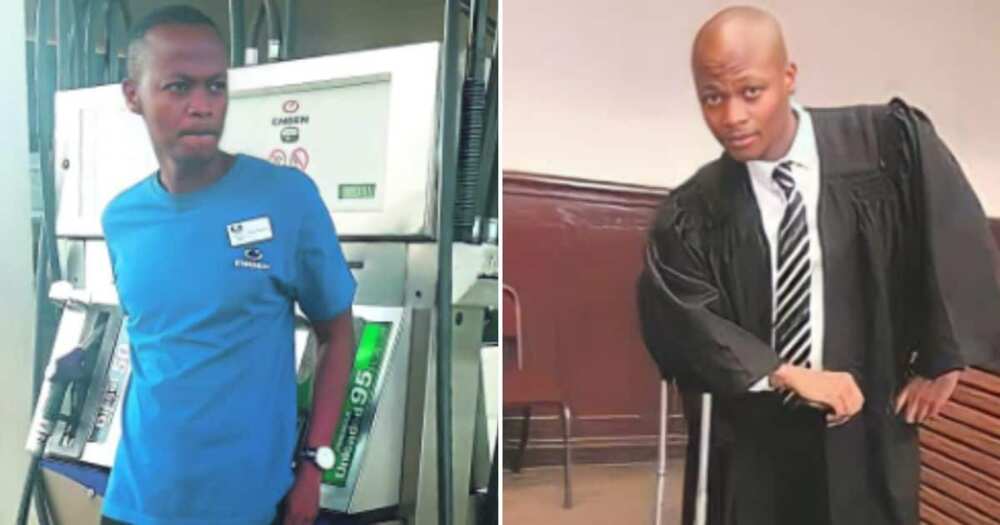 Hardworking Young man Goes From Fuel Pump Attendant to Successful Advocate Despite the hard beginning Hardworking Young man Goes From Fuel Pump Attendant to Successful Advocate Despite the hard beginning