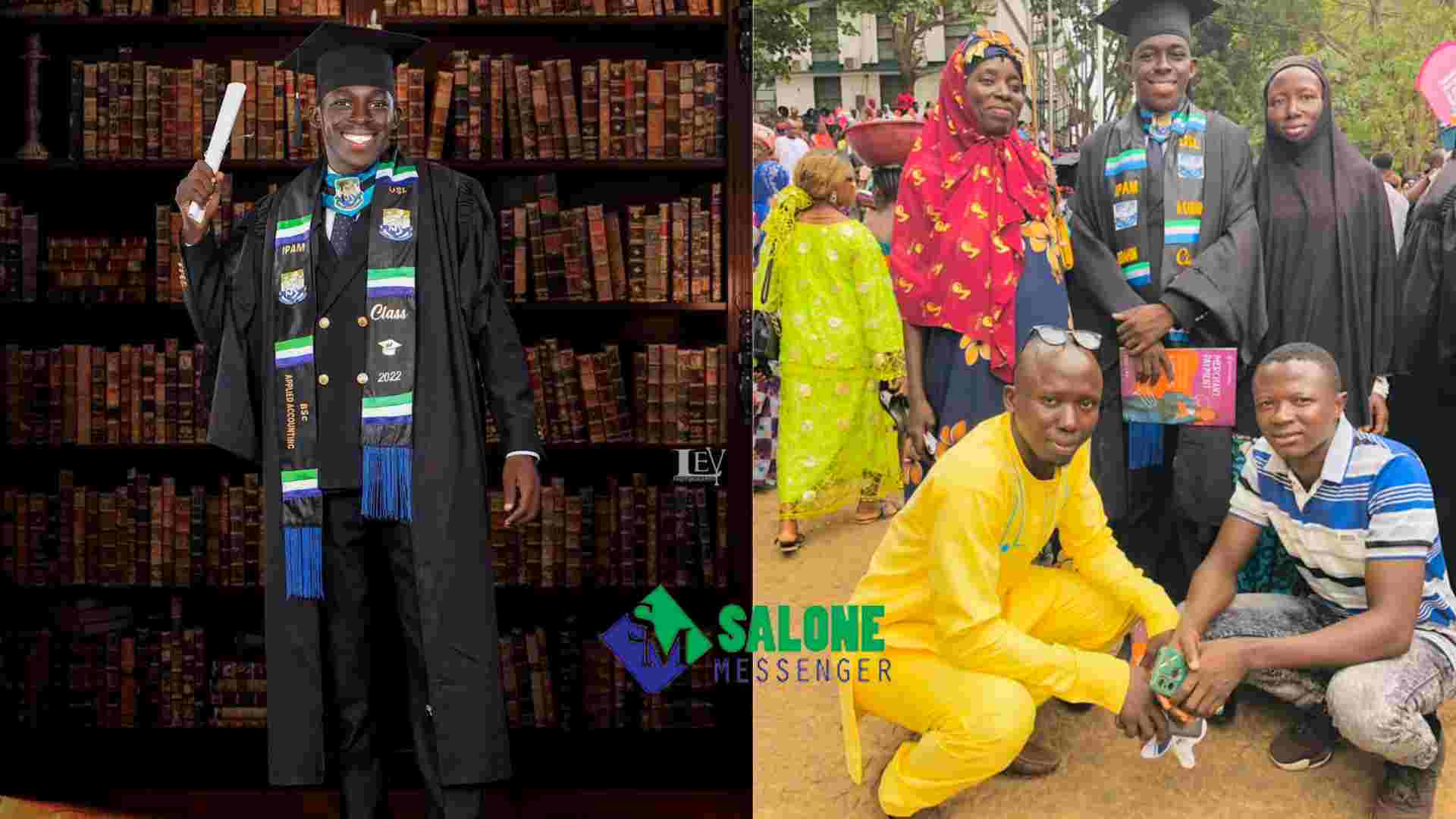 Breaking Barriers Ibrahim Marvel Kamara Becomes First University Graduate in His Family and Community Breaking Barriers: Ibrahim Marvel Kamara Becomes First University Graduate in His Family and Community