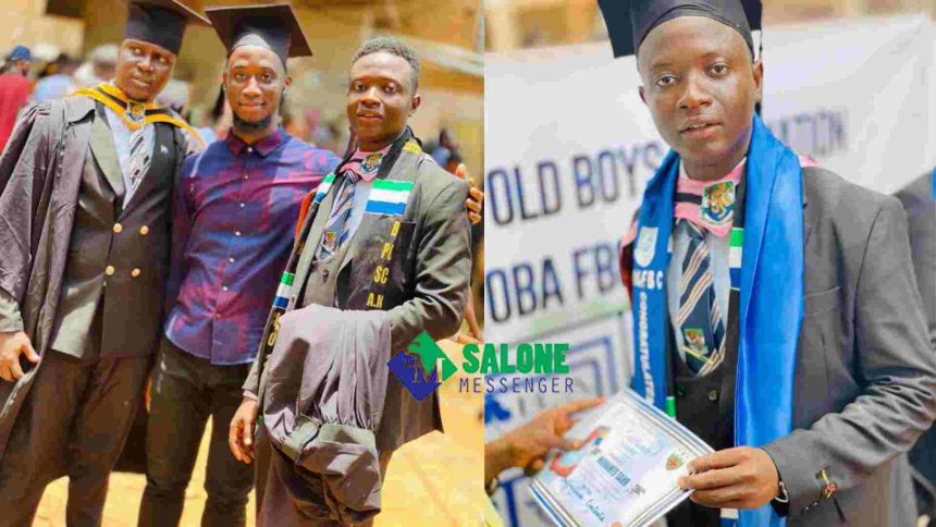 Brilliant Sierra Leonean Favour Graduates with Distinction from Fourah Bay College