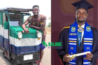 Emmanuel Young Man Who Invented Solar-Powered car Bags a Degree in Geology, Makes Family Proud
