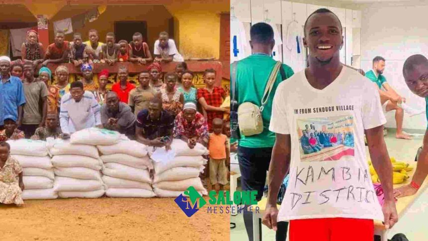 Mohamed N. Kamara (Fabsianki) Offers Iftar to his people in Sendugu and Bamoi Luma Communities.