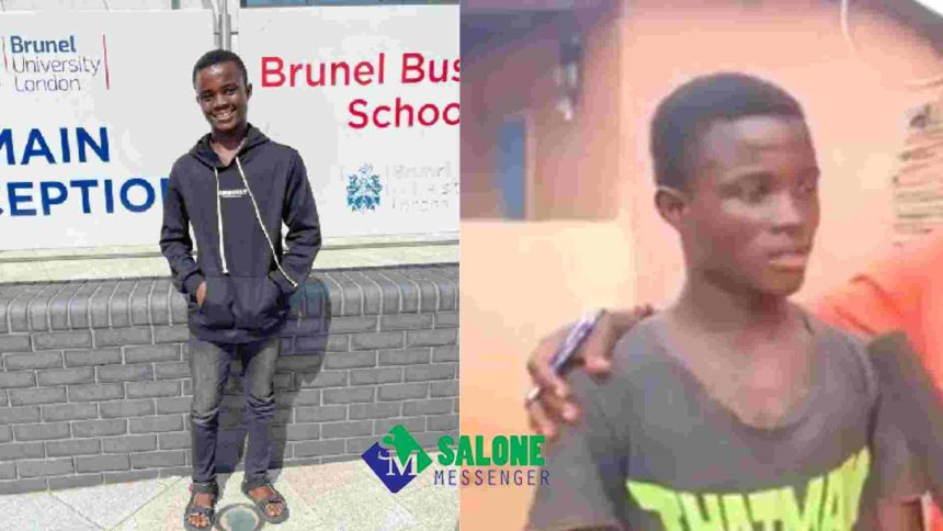 Young African boy who scored A in all his high school subjects emerges best Economics student in UK university