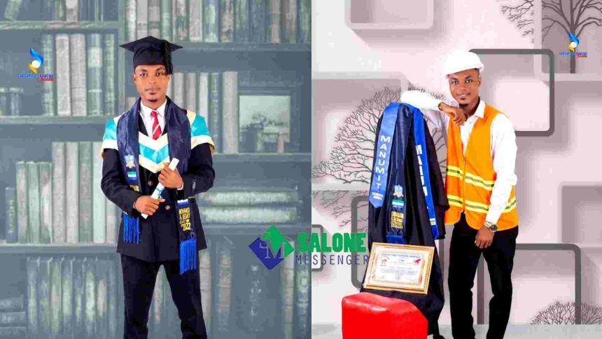 Young man celebrates as he bags a sound degree from the University, makes his Family proud