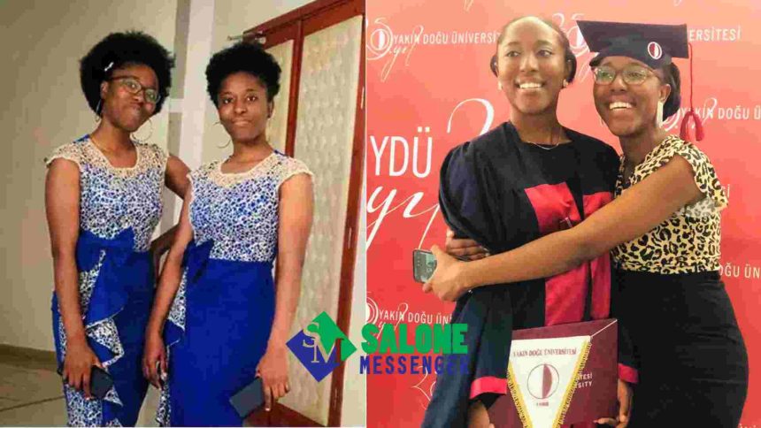 Young twin sisters win best student award in Europe after graduating with 5.00 first-class