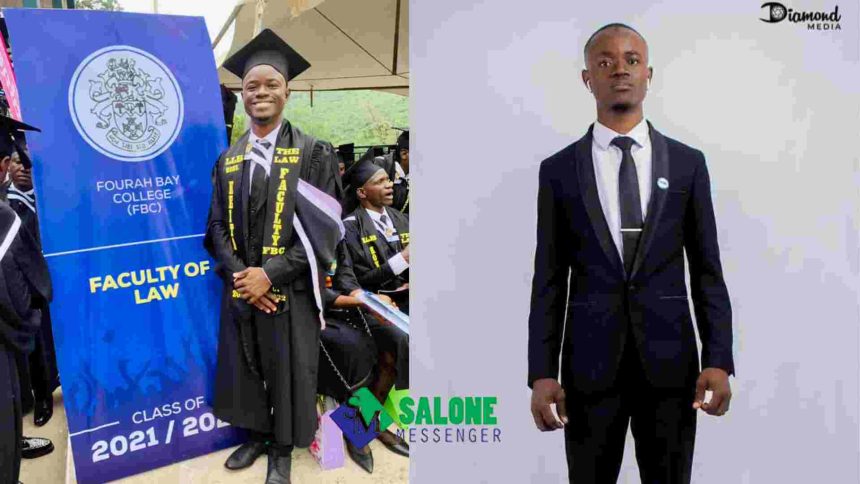 Youth Leader, Poet & PR Expert Ansumana Keita Bags LLB Honors Degree