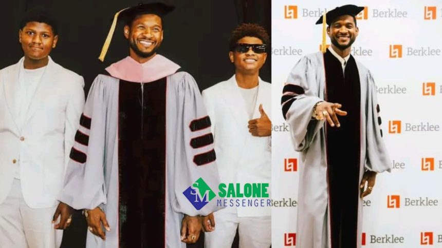 Usher Receives Honorary Doctorate in Music from Berklee College of Music