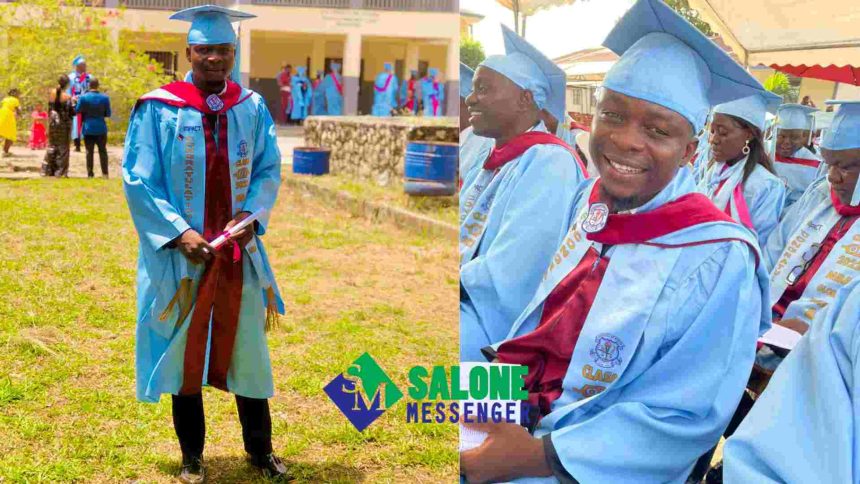 Young Sierra Leonean Septimous Kai Senessie Earns Master's Degree in Global Sustainability and Entrepreneurship from UNIMAK University.