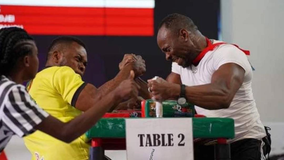 Sierra Leone's Alfred Cauker Triumphs with Gold in 12th African Armwrestling Championship
