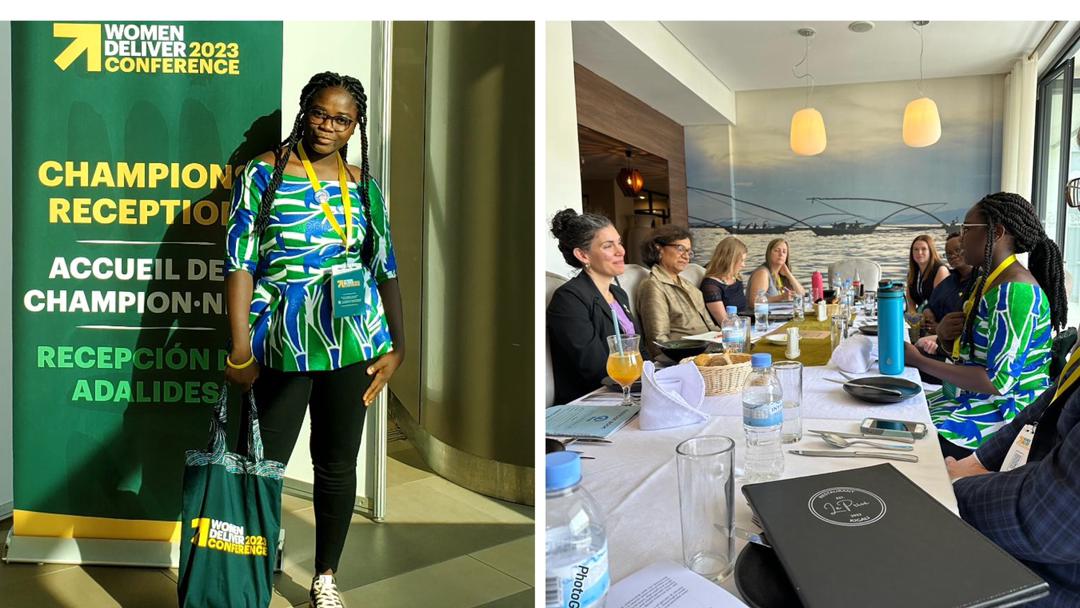 21-year-old Sierra Leonean Youth Representative Shines at Women Deliver 2023 Conference, Advocates for Ending Child Marriage 21-year-old Sierra Leonean Youth Representative Shines at Women Deliver 2023 Conference, Advocates for Ending Child Marriage