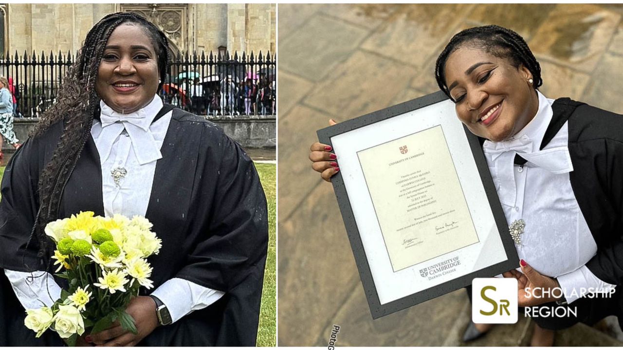 African Woman Chidinma Akaniro Earns Master's Degree