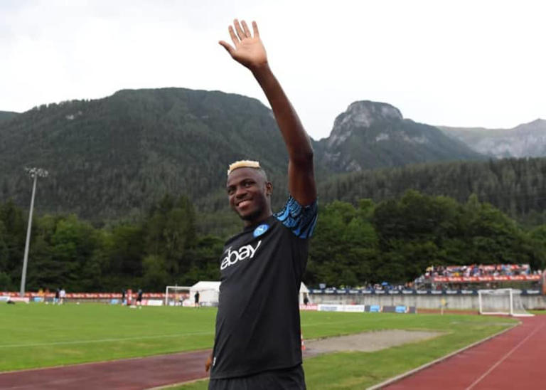 Victor Osimhen's Arrival at Napoli for Pre-Season Training Sparks Enthusiasm in Serie A