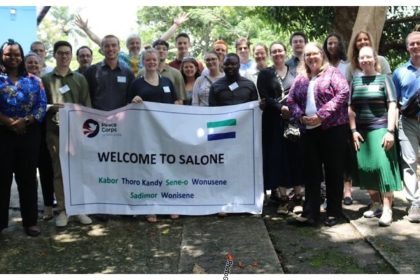 US Deputy Chief of Mission Welcomes Peace Corps Volunteers in Sierra Leone