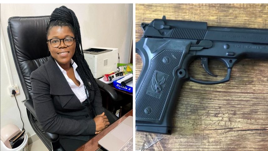 CSP Joan M.S Bull, Head of Legal and Justice Support Department secures conviction against Barma Malekebu, a U.S National for Unlawful Possession of Arms and related offences.