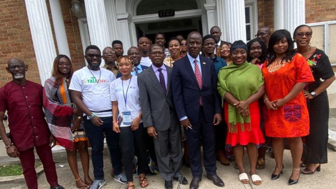 SL Youth Envoy, Yulisa Ahmadu Connects Youth with the Embassy to USA