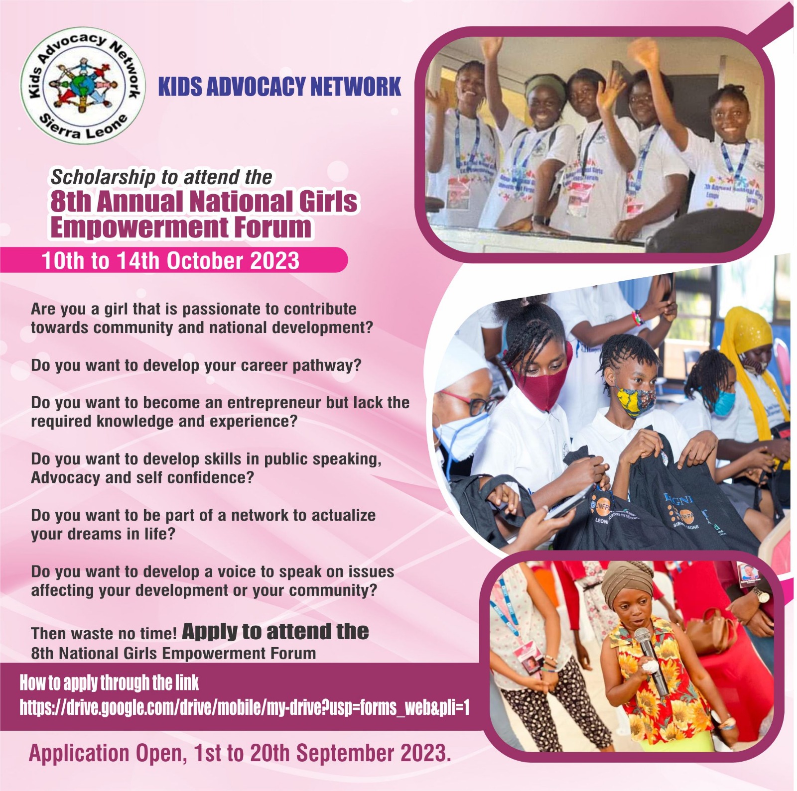 Calling all Passionate and Driven Girls Calling all Passionate and Driven Girls