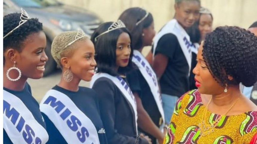 First Lady Fatima Maada Bio Engages with Miss Sierra Leone 2023 Contestants