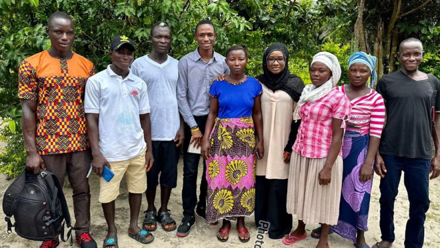The Mansaray Foundation and FAIECY-SL Co-Founder Meet with Youth Farmers to Improve Nutrition in Sierra Leone