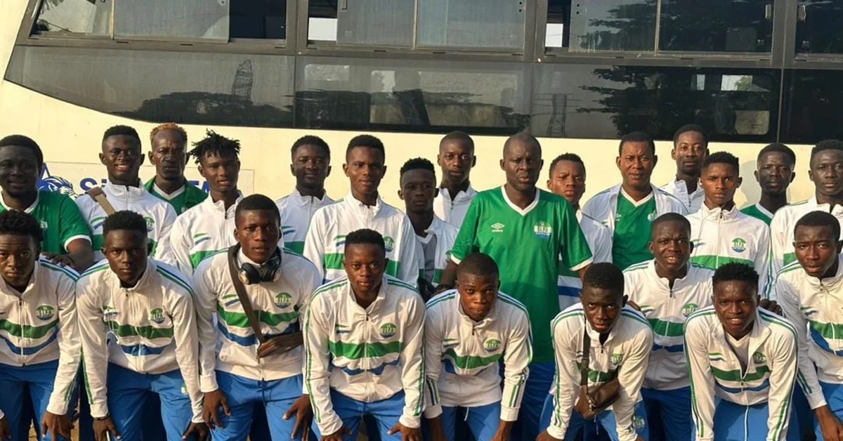 Ahead of or Mano River Union Peace Tournament, Sierra Leone’s U17 Football Team arrived in Liberia