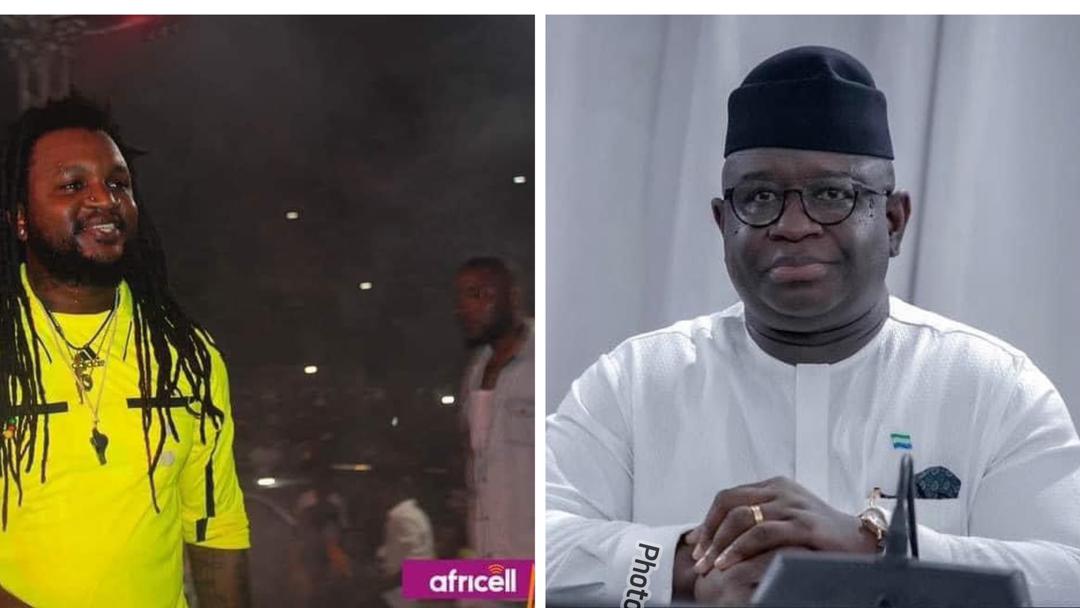 First Lady Fatima Bio Appeals to President Bio for Boss LA’s Pardon First Lady Fatima Bio Appeals to President Bio for Boss LA’s Pardon