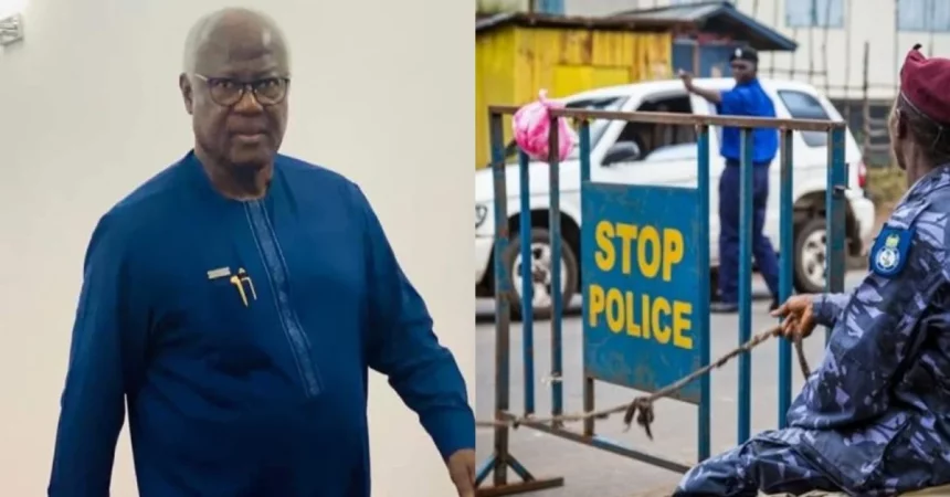 Joint operation by Sierra Leone Police and Military establishes checkpoint in Makeni