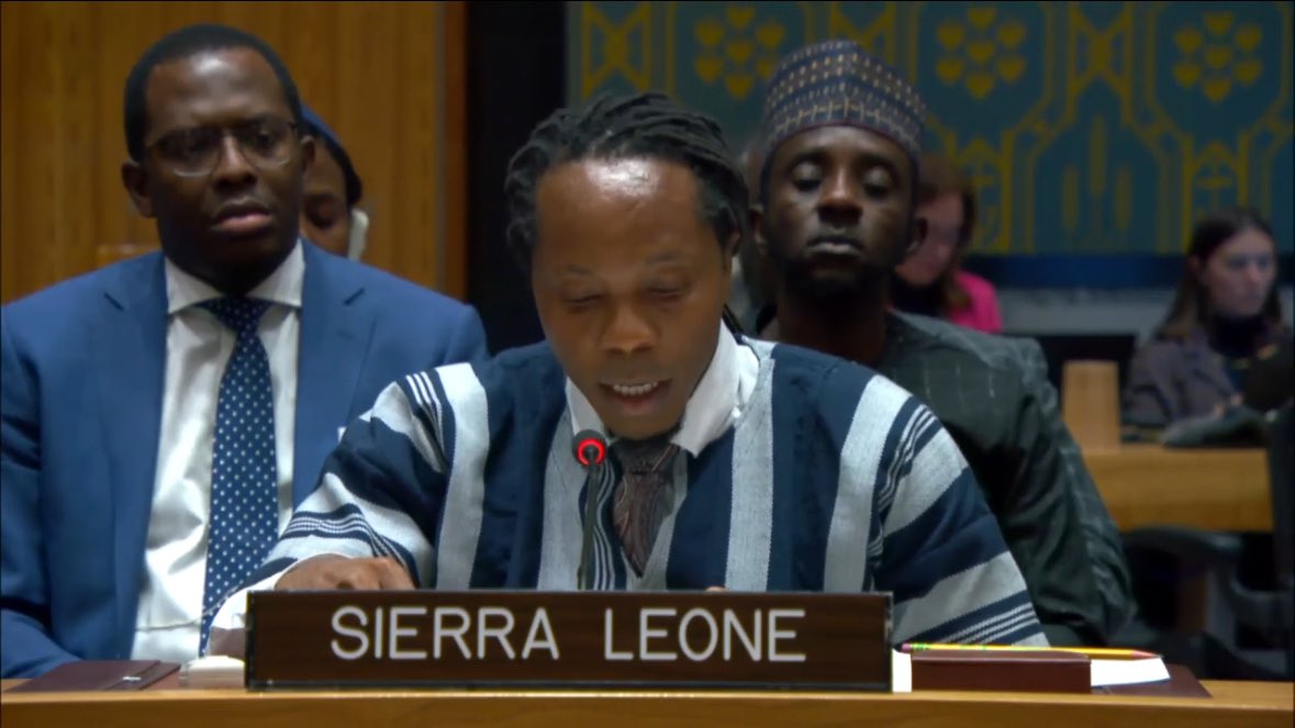 Sierra Leone calls for Gaza ceasefire and two-state solution