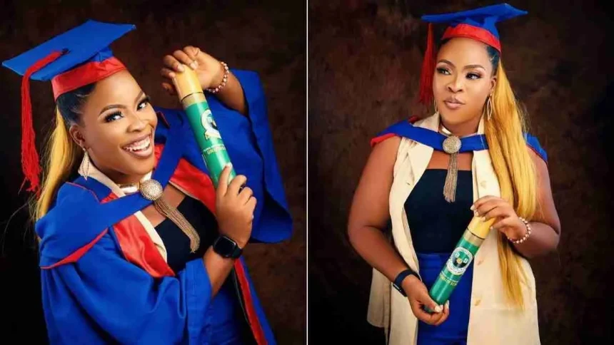 Lady Triumphs as best graduating student After losing both parents and dropping out of medical school at 300L