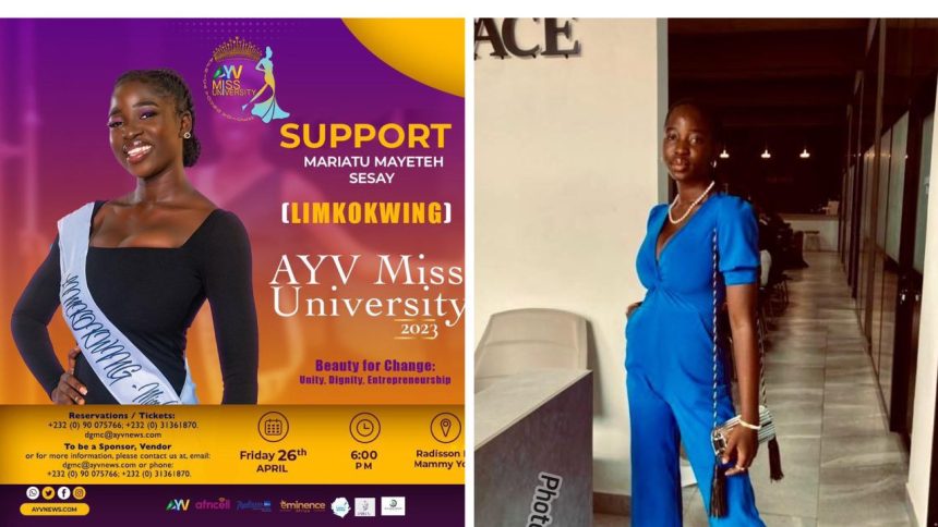 Meet Mariatu Mayeteh Sesay, Contestant From LIMKOKWING University