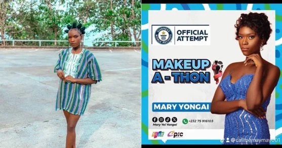 Mary Yei Yonga To Break Guinness World Record After Martha Tilaar From Indonesia For Most Cosmetic Makeovers In 24 Hours