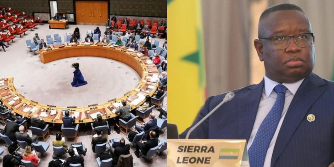 Sierra Leone to Chair United Nations Security Council Sierra Leone to Chair United Nations Security Council