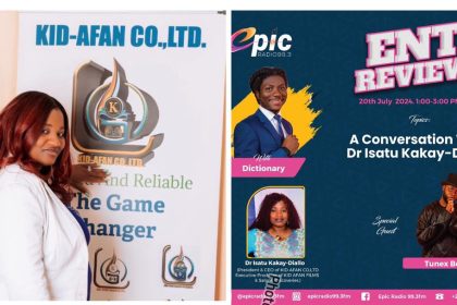 Dr. Isatu Kakay-Diallo, Movie Industry Game Changer, to be Featured on Epic Radio Show
