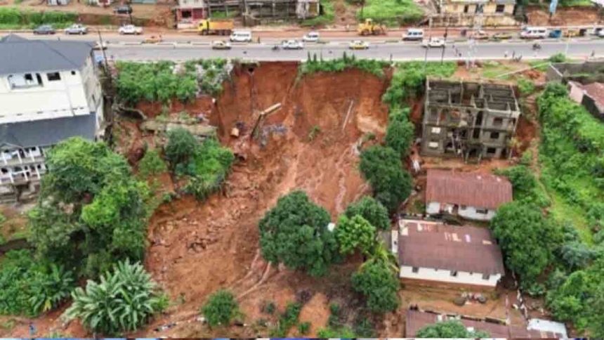 SLRA addresses slope failure on Wellington-Masiaka Highway