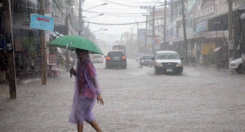 heavy rain