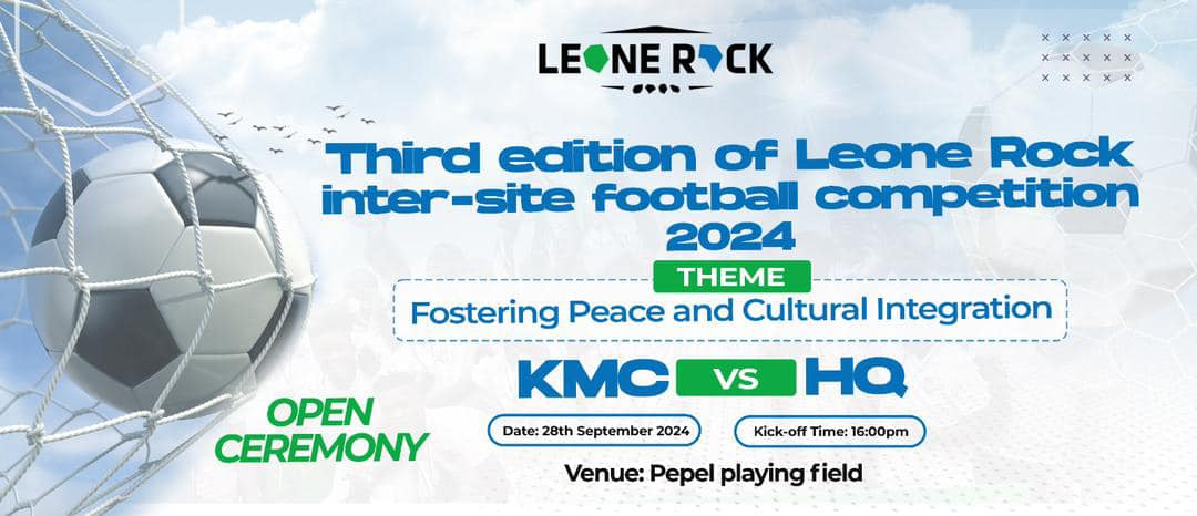 Leone Rock Inter-Site Football Competition 2024 Set to Kick Off with Exciting Opening Match.
