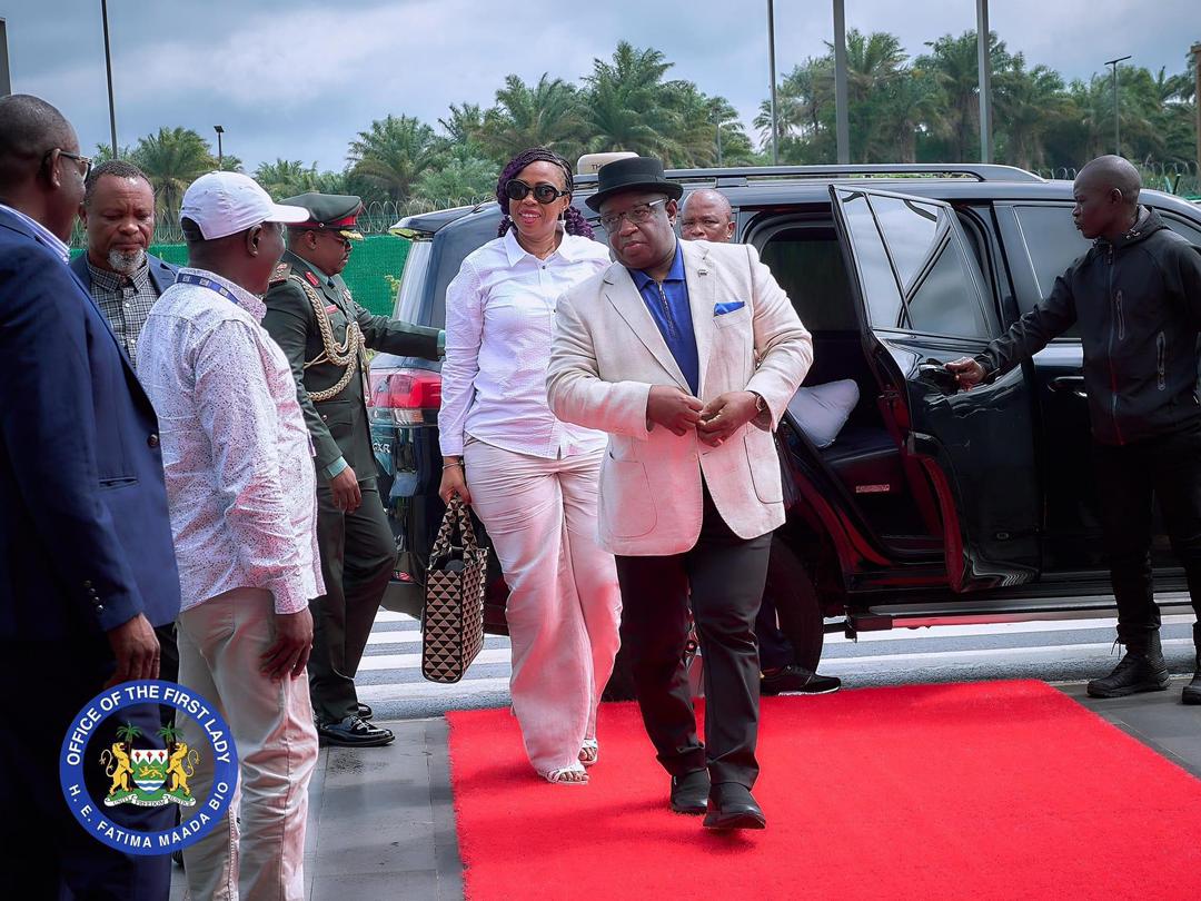 Sierra Leone’s President Dr. Julius Maada Bio and First Lady Dr. Fatima Maada Bio Depart for 2024 China-Africa Cooperation Summit in Beijing