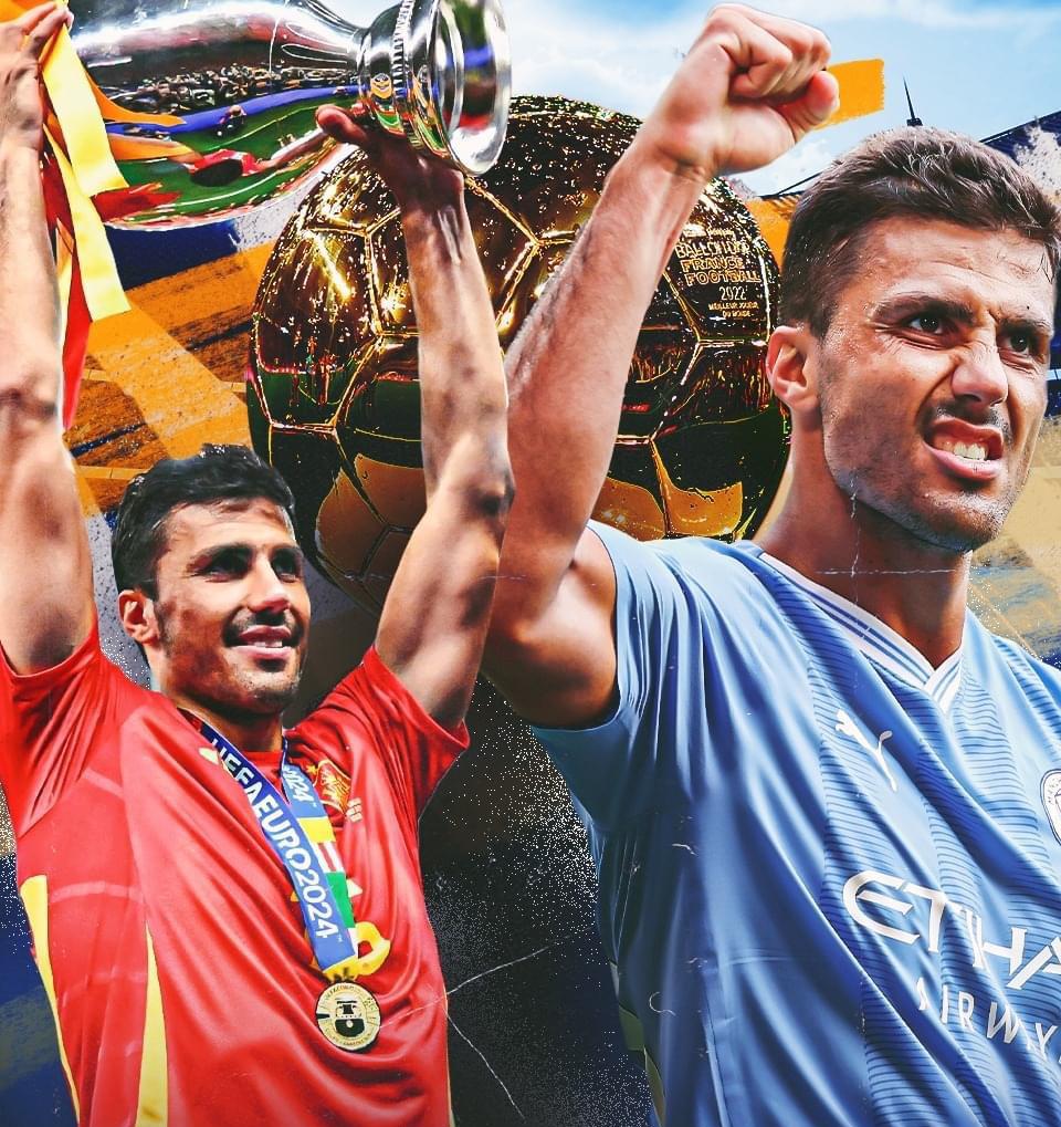 Rodri Wins 2024 Men’s Ballon d’Or Amid Controversy over Real Madrid’s Absence.