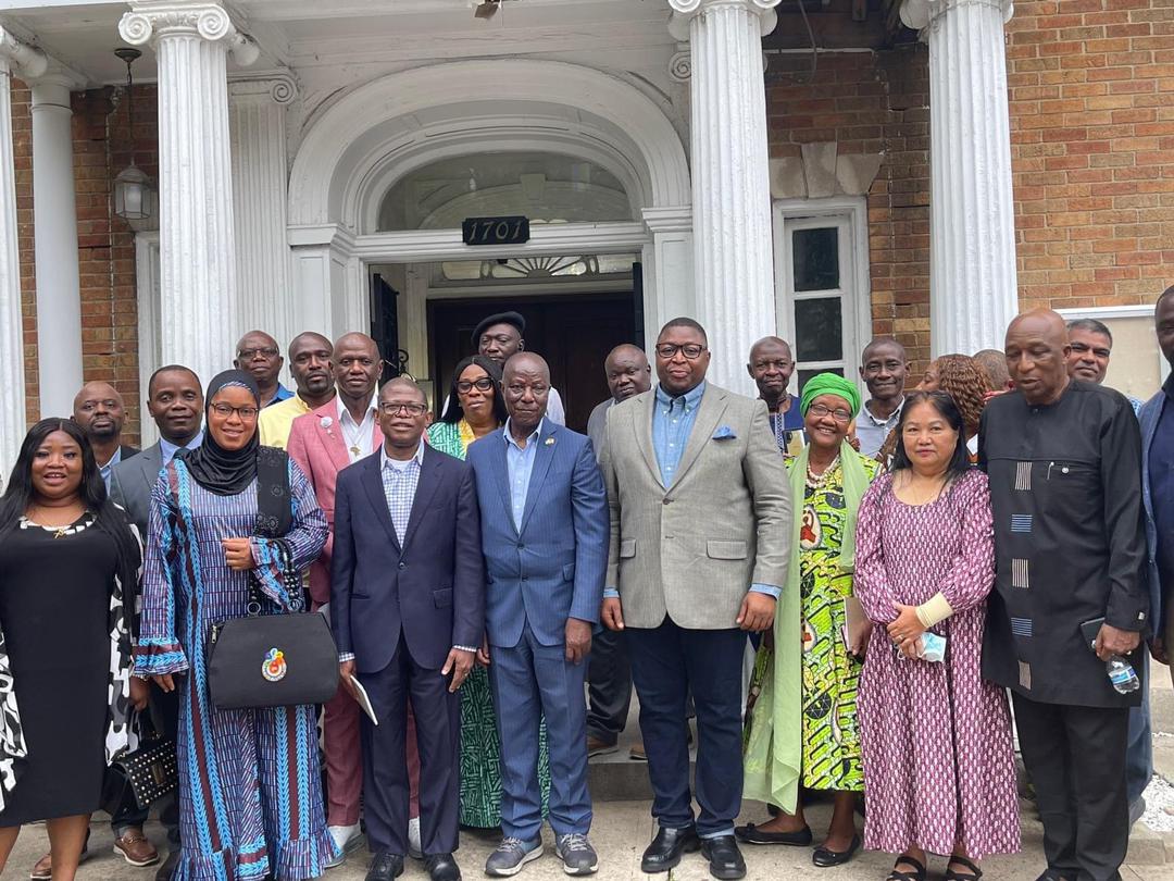 Foreign Affairs Minister Celebrates MCC Success with Sierra Leone Embassy Staff in Washington, D.C.