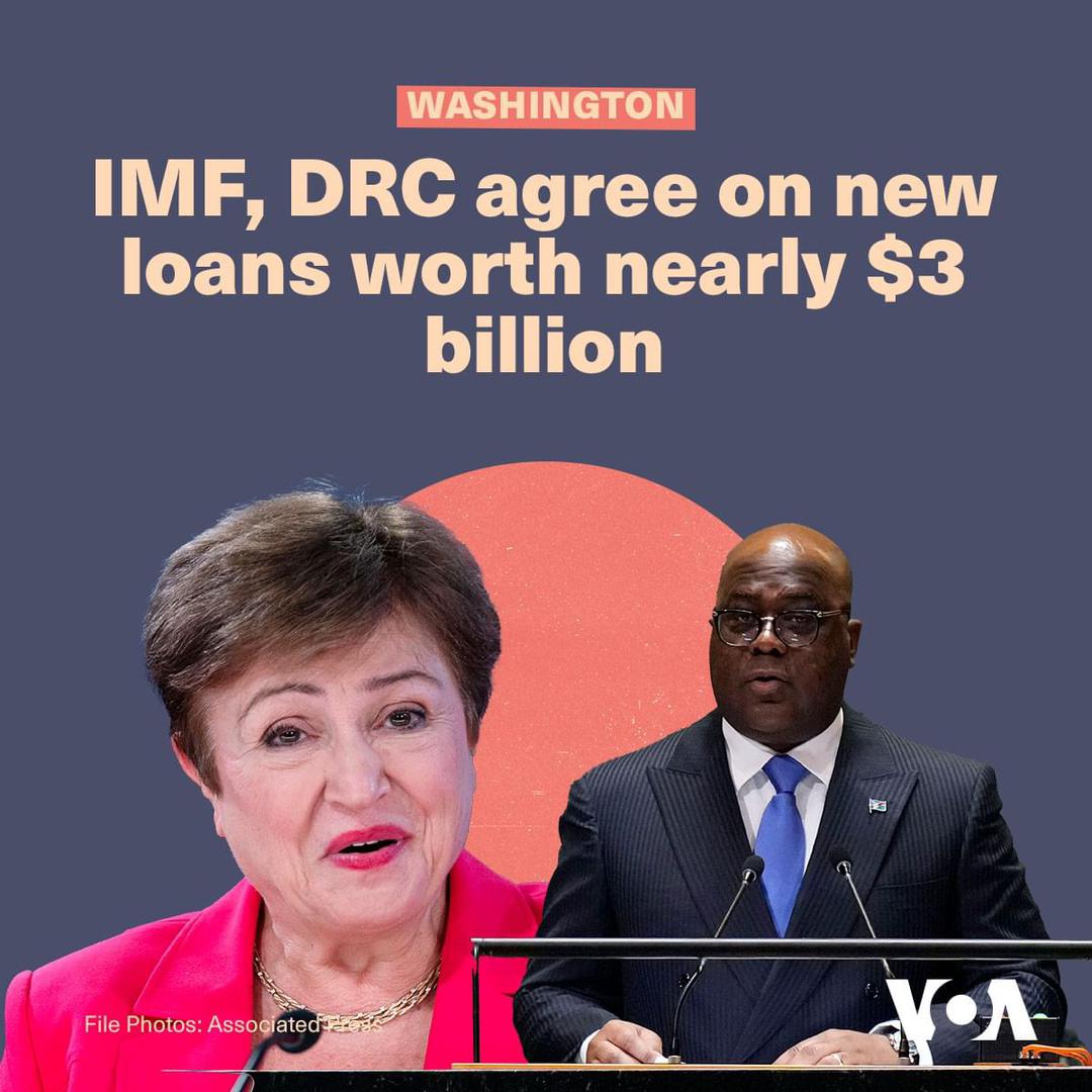 IMF Approves Nearly $3 Billion in New Loan Programs for the Democratic Republic of Congo.