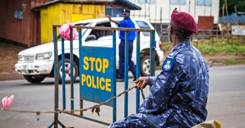 Sierra Leone police on nationwide checkpoints