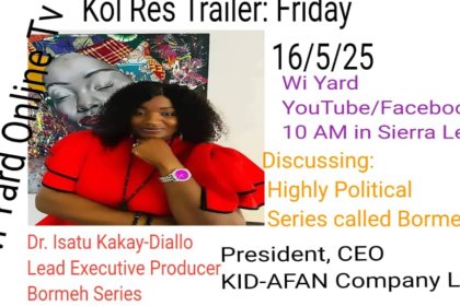 Wi Yard to Host Exclusive Interview with Dr. Isatu Kakay-Diallo Ahead of Bormeh Series Premiere