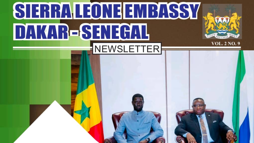 Sierra Leone Embassy in Senegal Shares 9th Newsletter to Connect with Community
