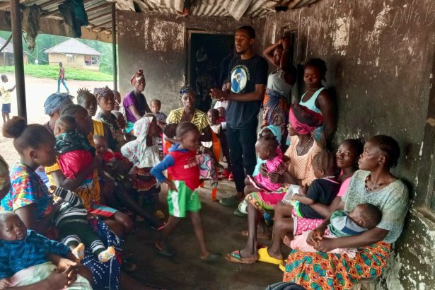 Mansaray Foundation Brings Child Health Outreach to Kamoria Village