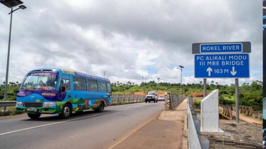 EU Bus Tour 2025 Departs Freetown for Kambia