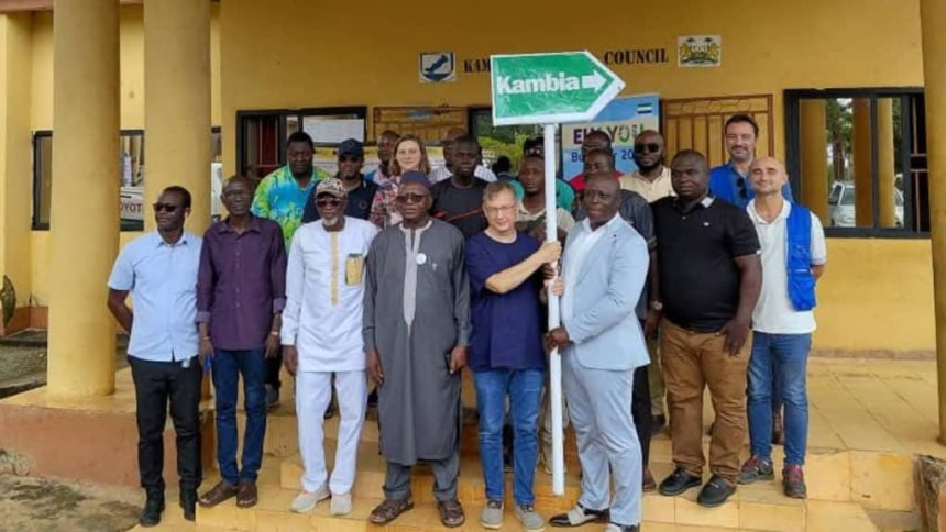 EU Delegation Receives Warm Welcome in Kambia