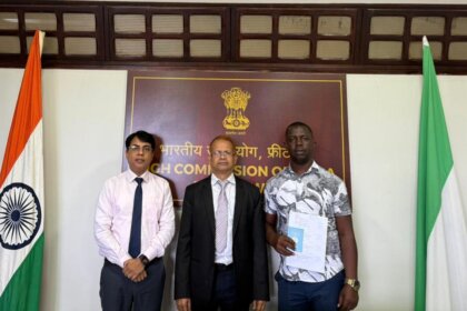 Two Sierra Leoneans Travel to India for Training